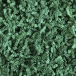 Paper shreds 4 mm, dark green 1 kg