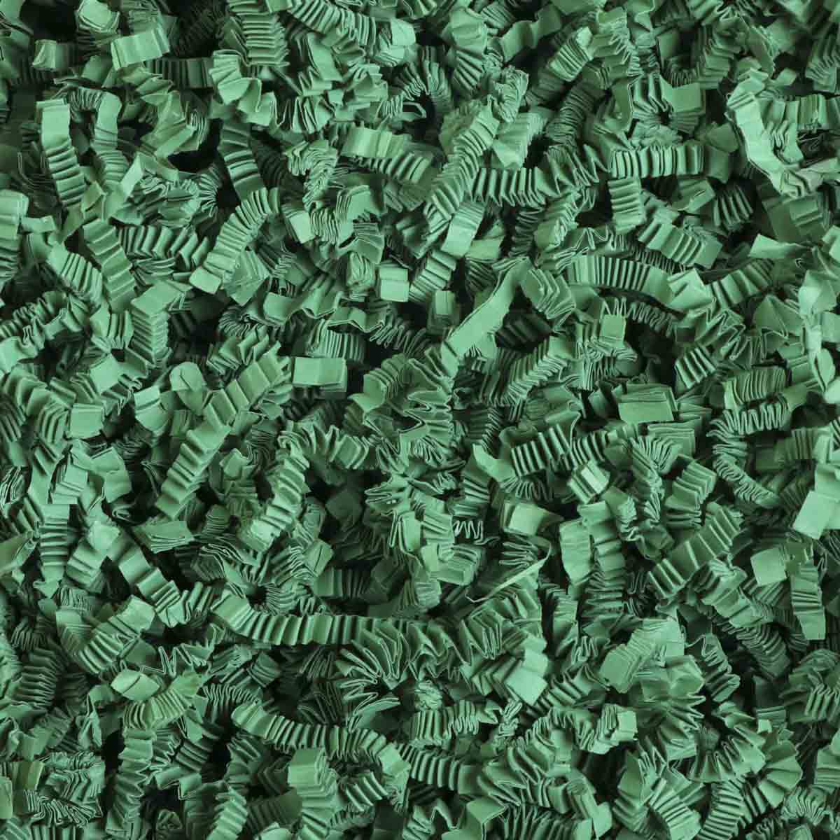 162975.jpg Paper shreds 4 mm, dark green 1 kg - Image 1