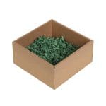 Paper shreds 4 mm, dark green, 5 kg - Image 2