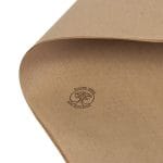 Disposable paper tablecloth, 100x100 cm, light brown - Image 4