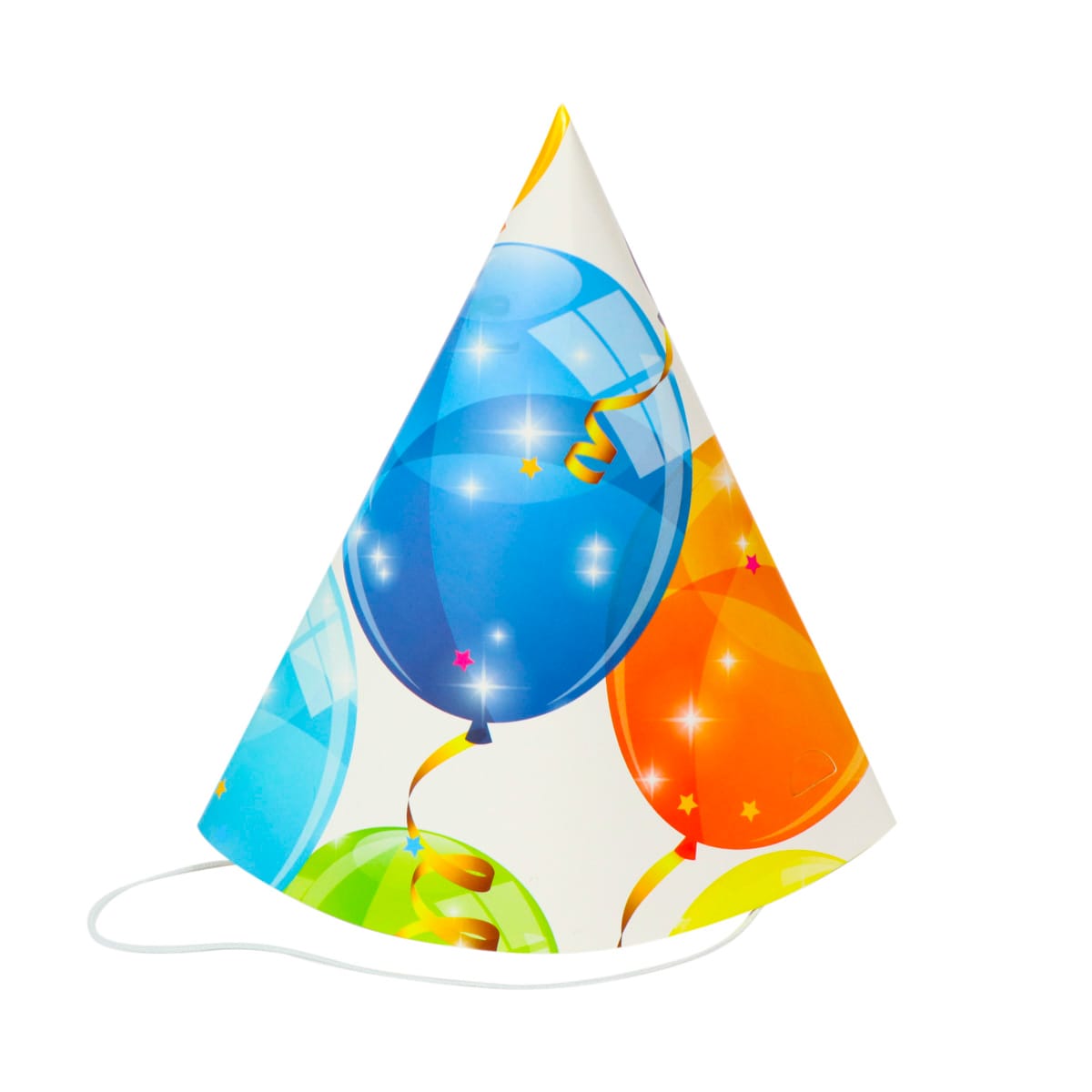 17200SB.jpg SPARKLING BALOONS paper hats, 6 pcs. - Image 1