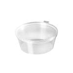PP sauce containers, 50 ml, Ø62 mm, with hinged lid, transparent, 50 pcs. - Image 2