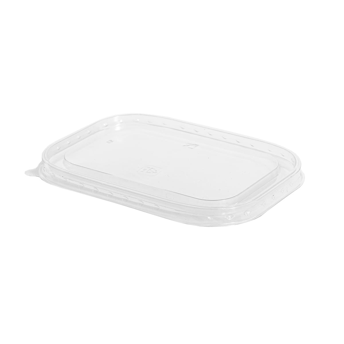 25LFPET.jpg PET lids for containers 170x120mm, transparent, 50 pcs. - Image 1