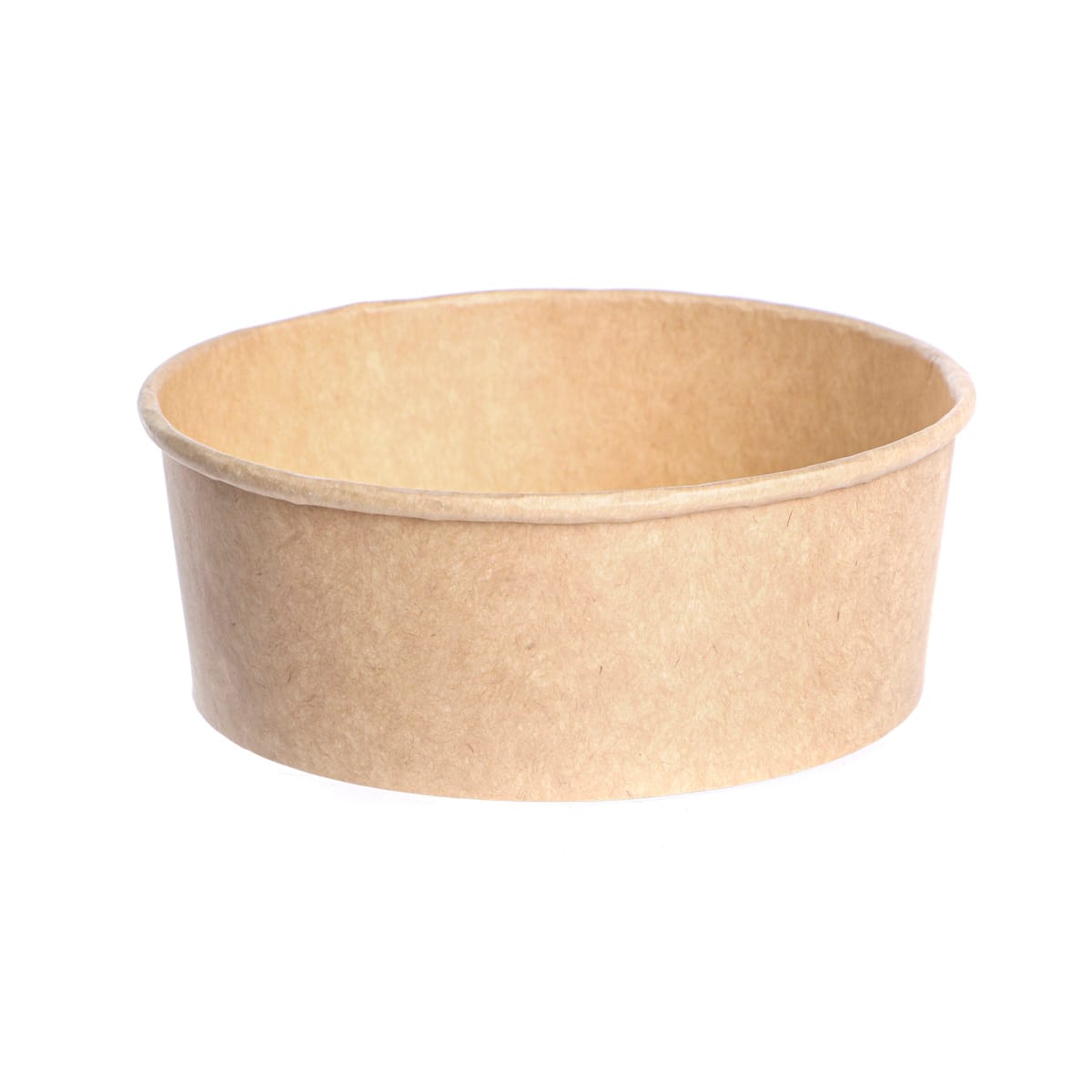 25PAP550TR.jpg PAP/PE container, 550 ml, Ø142 mm, kraft, 50 pcs. - Image 1