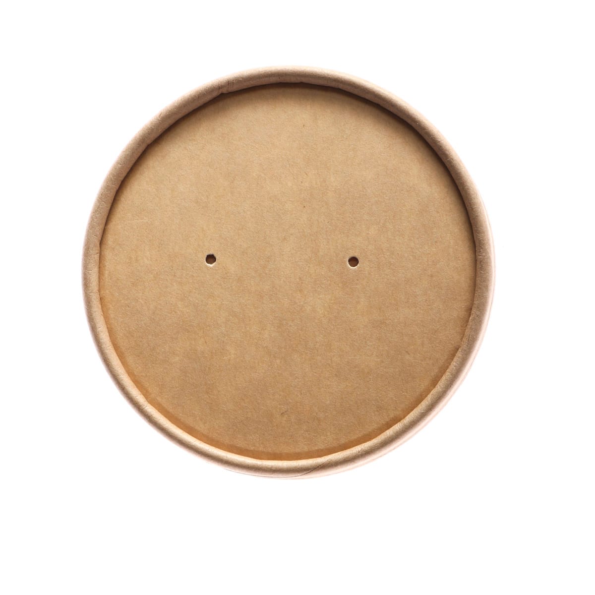 25SPC16LZ.jpg PAP/PE lids for containers Ø96 mm, kraft, 25 pcs. - Image 1