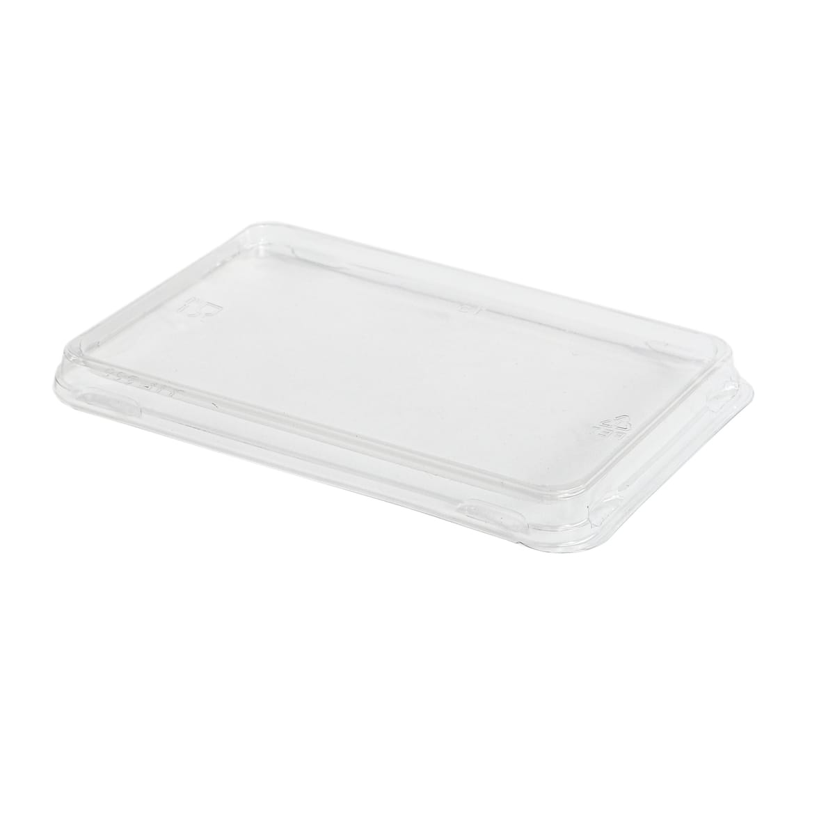 25TTK500L.jpg PET lids for 150 x 100 mm containers, transparent, 50 pcs. - Image 1