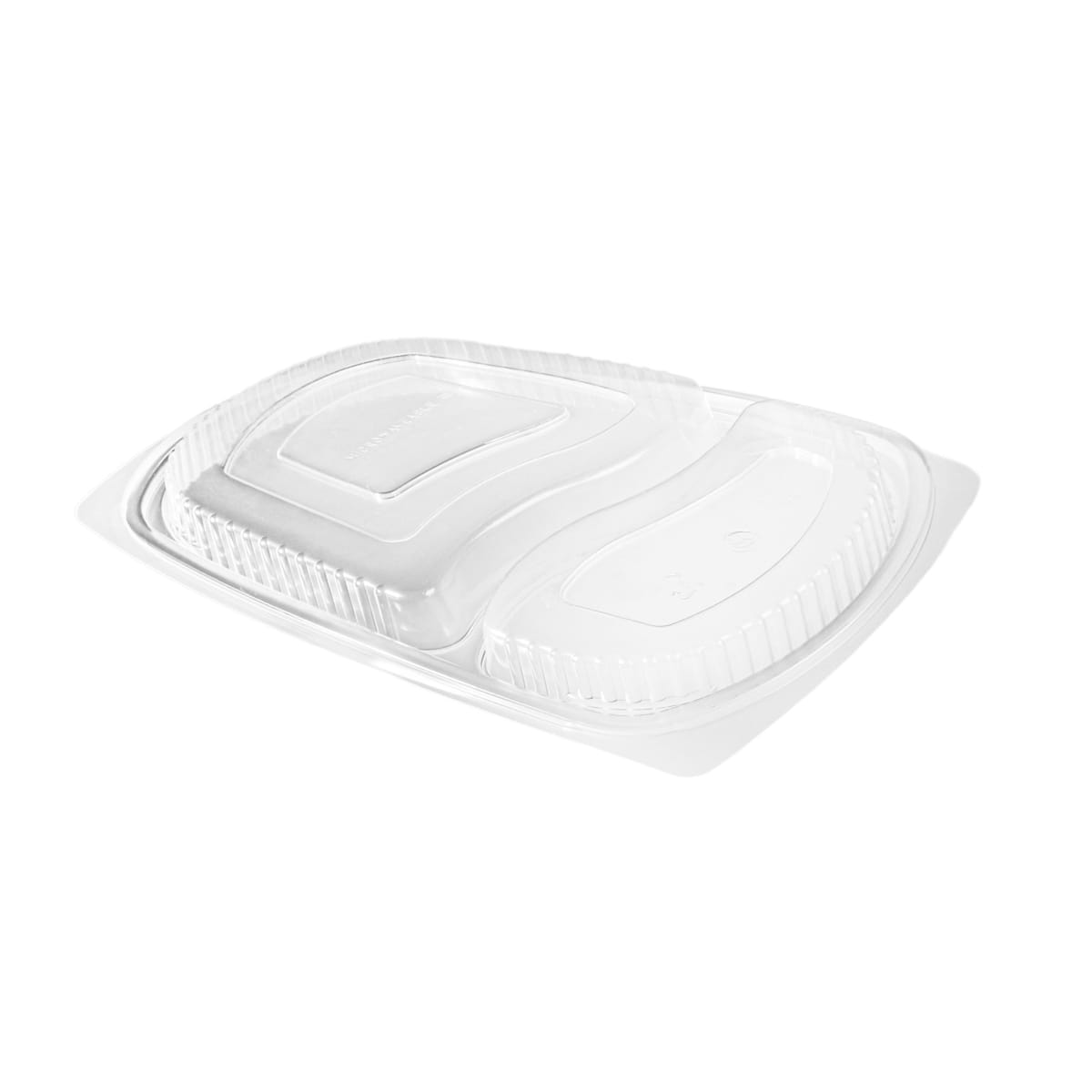 2891001.jpg PP lids for containers 260 x 185 mm, with two compartments, transparent, 100 pcs. - Image 1