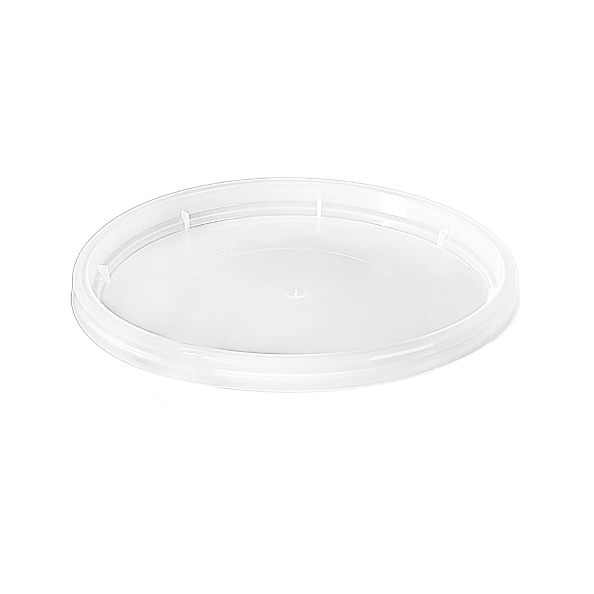 28QHLID117.jpg LDPE lids for Ø117 mm, transparent, 25 pcs. - Image 1