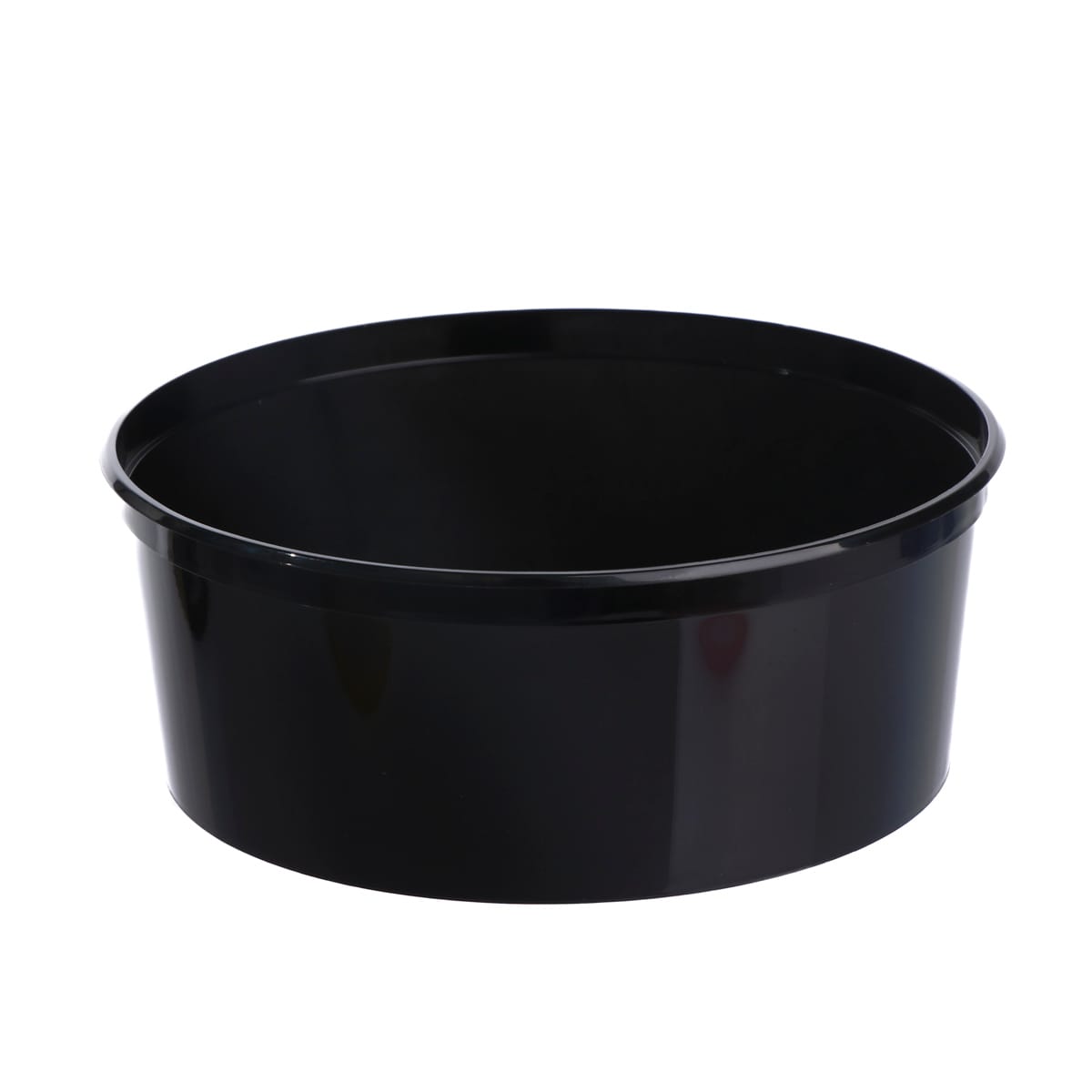 29PRE125350DC.jpg PP containers 350 ml, Ø125/48 mm, black, 50 pcs. - Image 1