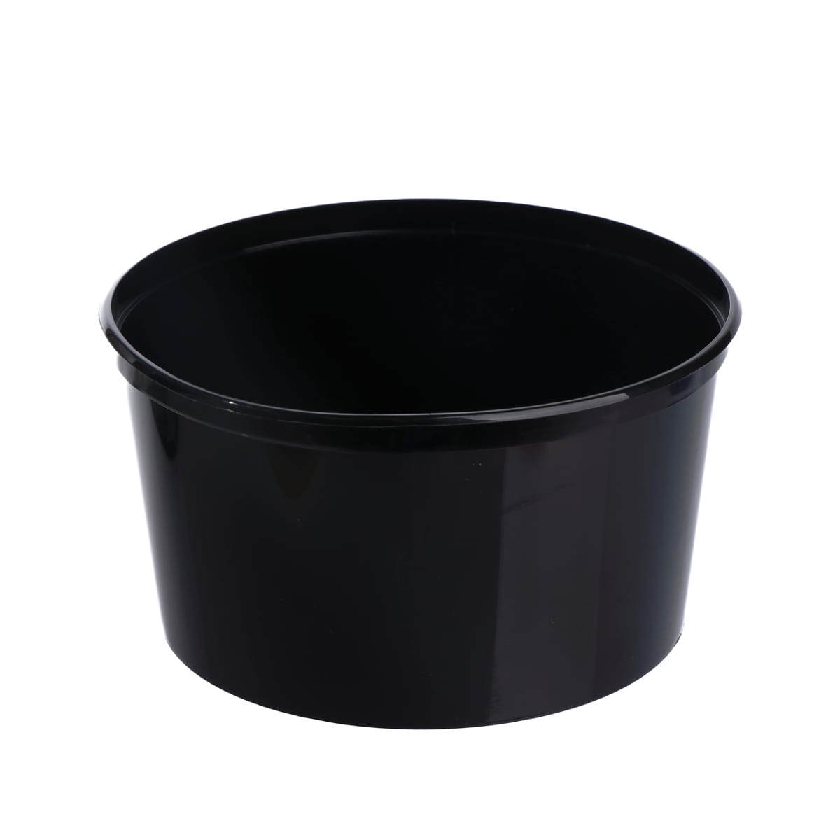 29PRE125500DC.jpg PP containers 500 ml, Ø125/67 mm, black, 50 pcs. - Image 1