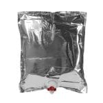 Sulas maiss Bag in Box ar krānu, 5L, sudraba