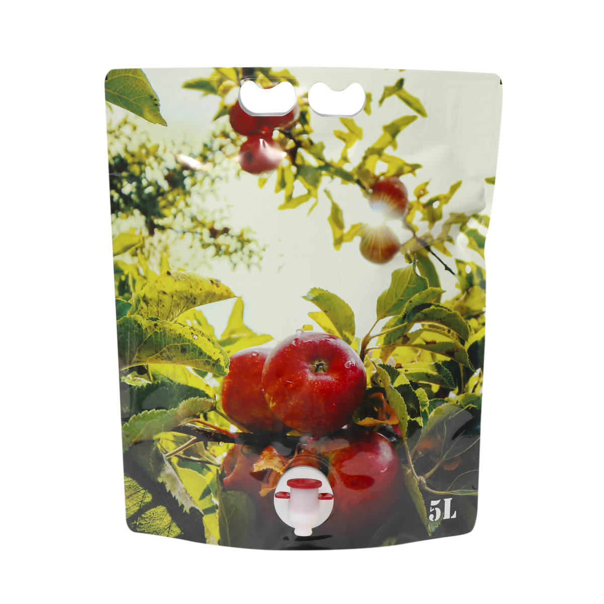 36SUP5SD.jpg Juice bags with tap, 5 litres, LDPE - Image 1
