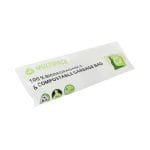 BIO garbage bags, 75L, (69x90cm), 18µm, 20 pcs. in a roll, green