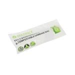 BIO garbage bags, 50L, (62x80cm), 17µm, 20 pcs. in a roll, green