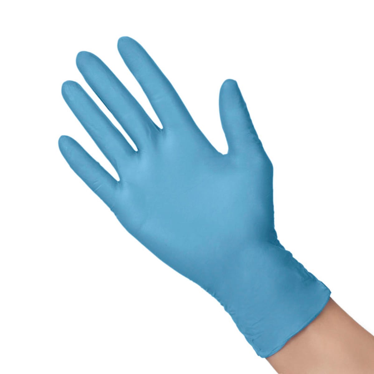 50038S.jpg Eco Plus nitrile gloves, powder-free, disposable, size S - Image 1