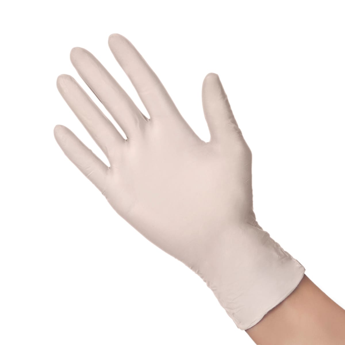 50039LBP-AM.jpg Disposable latex gloves, size L, box of 100 pcs. - Image 1