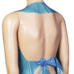 Disposable aprons 75 x 125 cm, blue, PE, 50 pieces per pack - Image 2