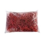 Office rubber bands Ø120 mm, red