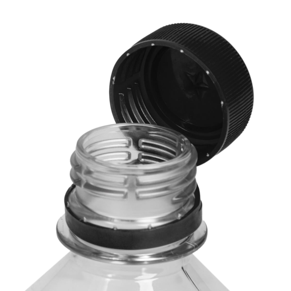 54MN28.jpg Non-detachable caps for bottles Ø28 mm, black. - Image 1