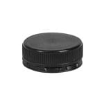 Non-detachable caps for bottles Ø38 mm, black. - Image 2