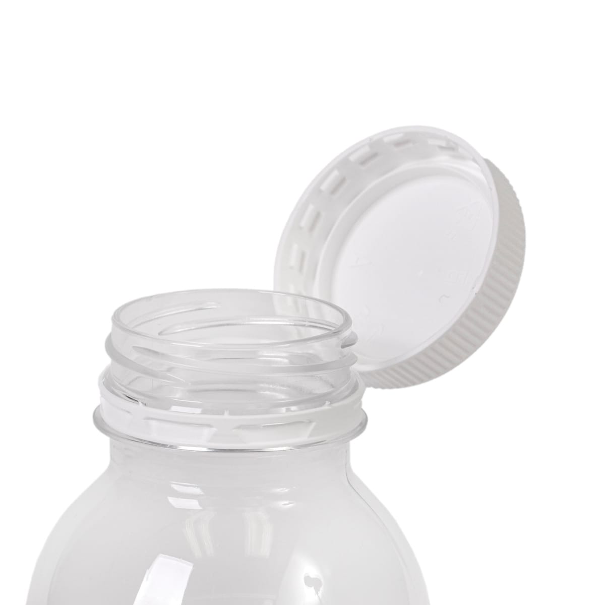 54VWH.jpg Non-detachable caps for bottles Ø38 mm, white - Image 1