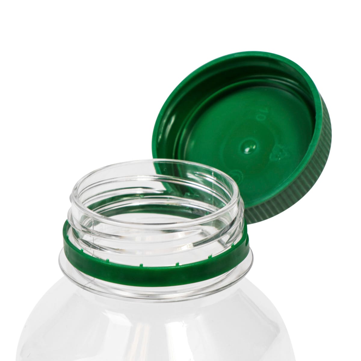 54VZALN.jpg Non-detachable caps for bottles Ø38 mm, green - Image 1