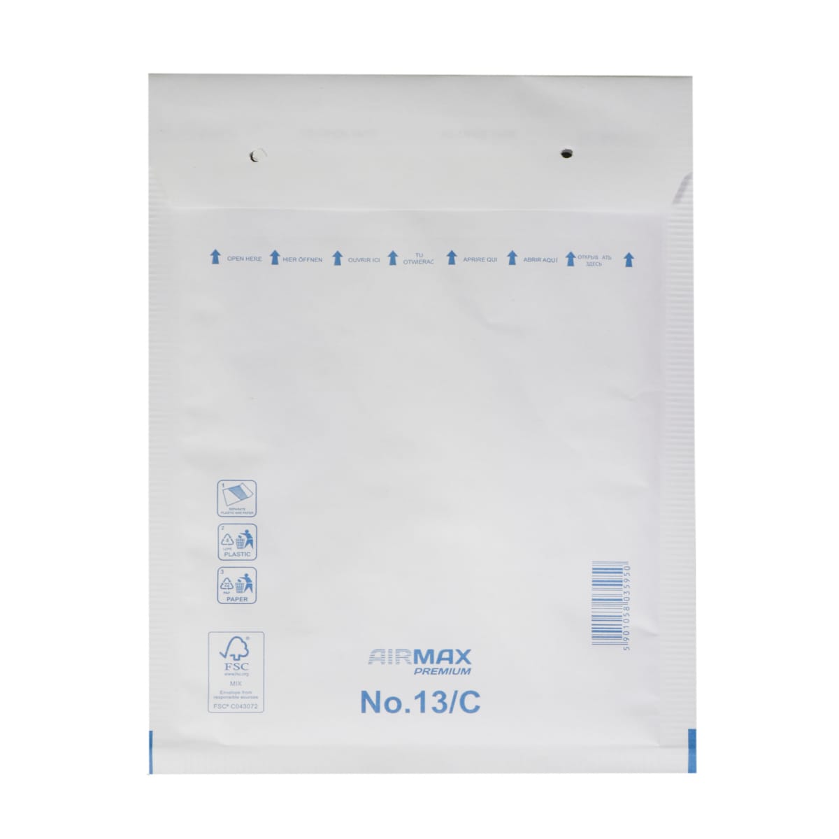 599013AMW.jpg Soft envelope 170x230 (150x220), PAP+PE, white, 13C - Image 1