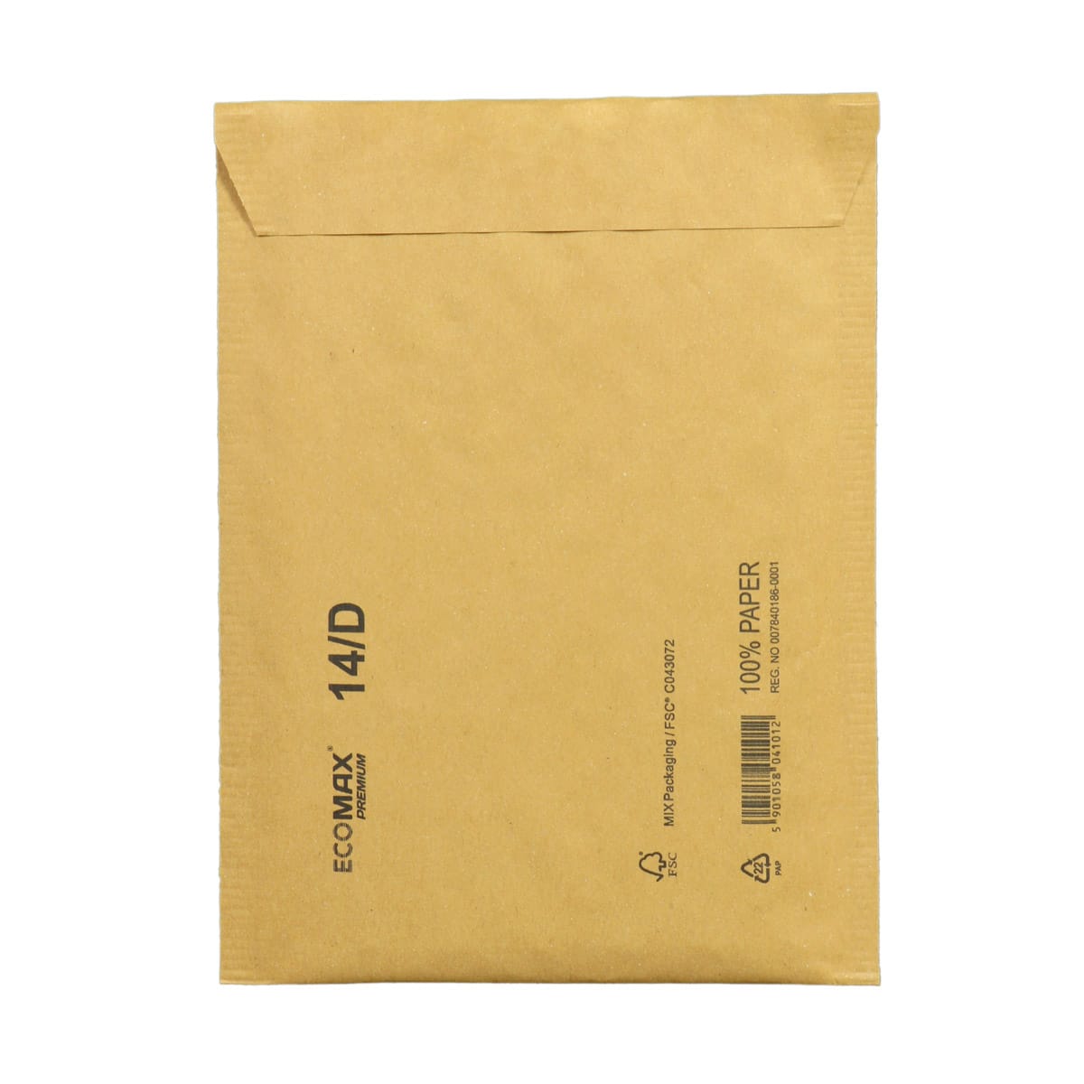 599014EM.jpg Lined envelope 200x275 (180x265), 100% PAP, brown, 14D - Image 1