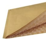 Soft envelope 240x270 (220x265), PAP+PE, brown, 15E - Image 3