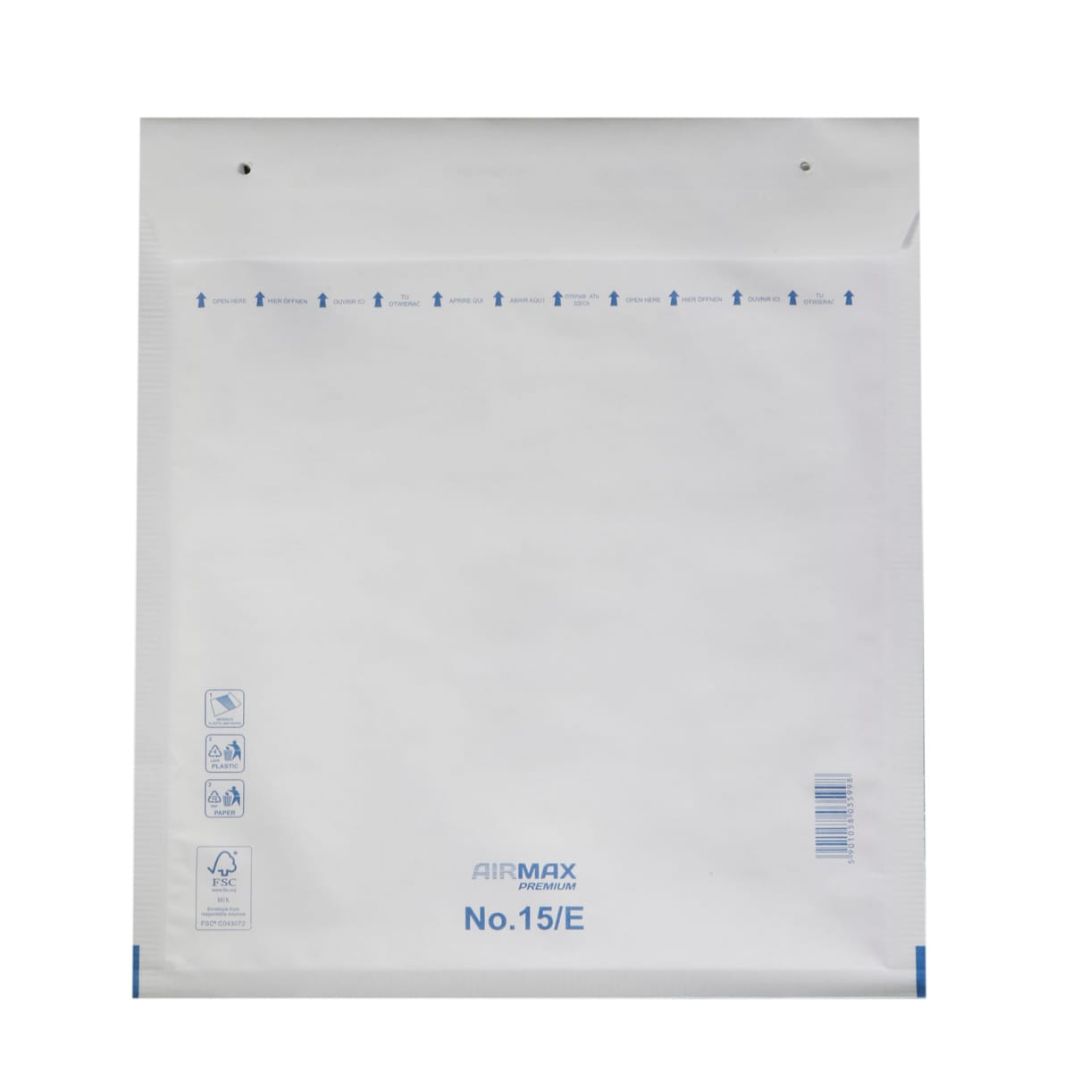 599015AMW.jpg Soft envelope 240x270 (220x265), PAP+PE, white, 15E - Image 1