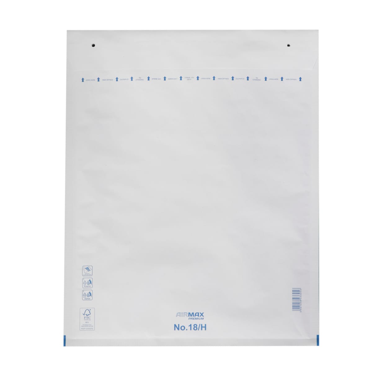 599018AMW.jpg Lined envelope 295x370 (275x360), PAP+PE, white, 18H - Image 1