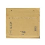 Soft cover envelope 200x175 (180x165), PAP+PE, brown, CD