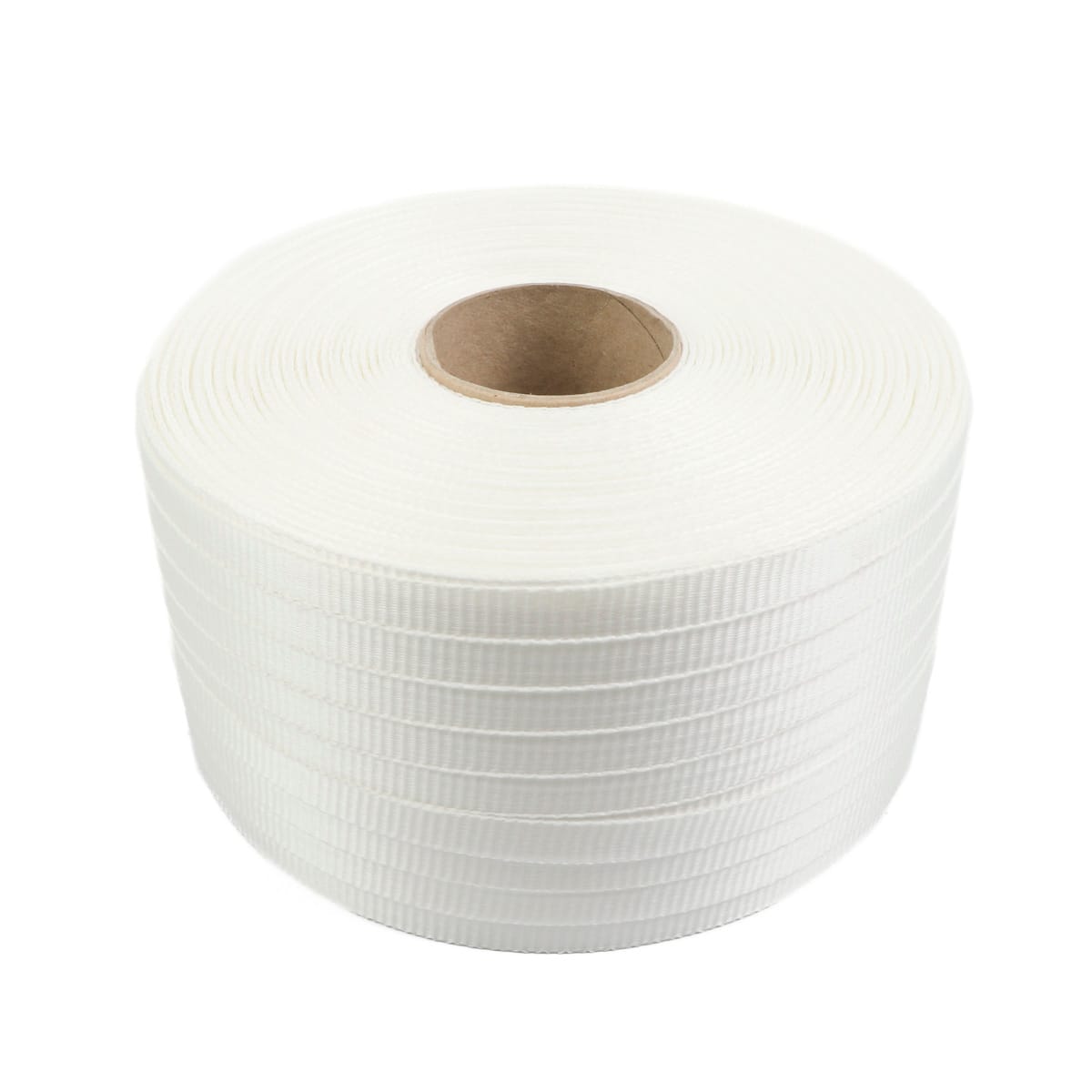 75316W.jpg Braided textile strap 16 mm x 850 m, white - Image 1