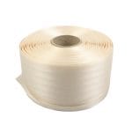 Polyester strap Hot Melt 19 mm x 600 m, white