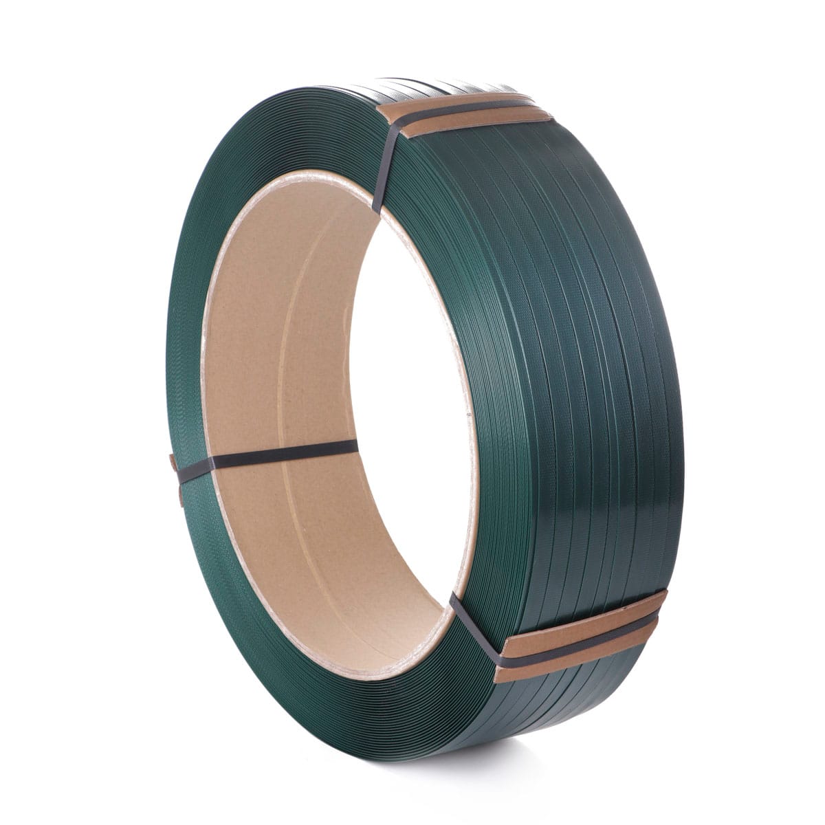 75558.jpg Strap tape 15x0.8mm x 1300m, PET, green - Image 1