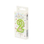 Šventinės žvakės "2", 1 vnt. - Image 2