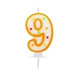 Holiday candles "9", 1 pc.