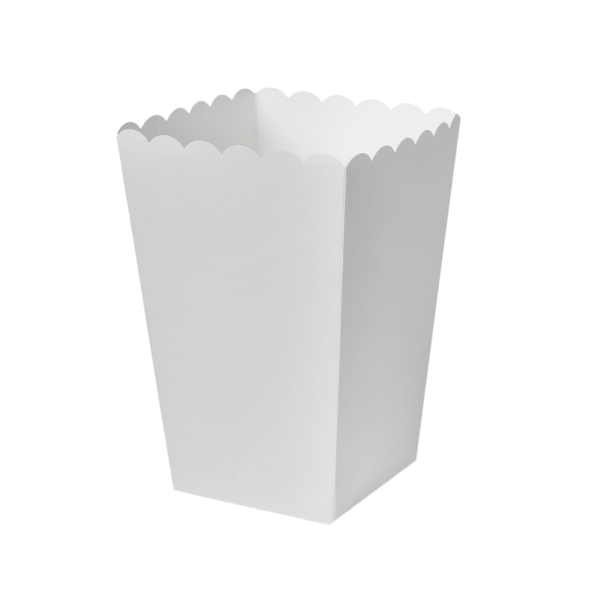 K115115165S.jpg Special cardboard box, 250 g/m², 100 pcs., white, popcorn S - Image 1