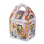 Gift box 135x107x125mm "Christmas House"