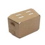 Cardboard boxes for berries, 500 g, kraft - Image 3
