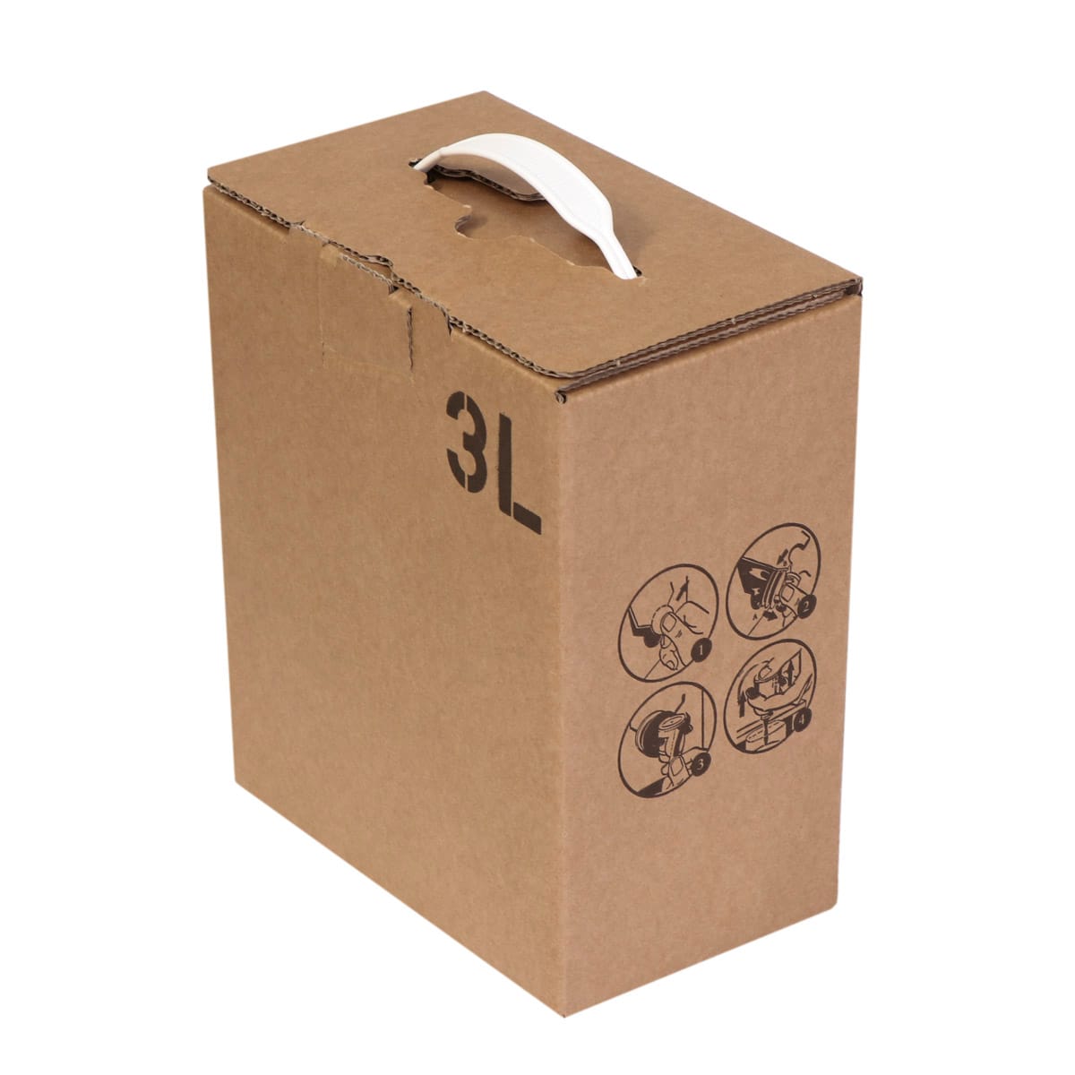 K175106223R.jpg Gofruoto kartono dėžutė maišeliui 3l bag in box - Image 1