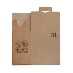 Gofruoto kartono dėžutė maišeliui 3l bag in box - Image 2