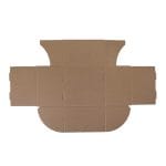 Gift box 180x180x120mm with lid, brown, 14E - Image 3