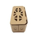 Cardboard boxes with lids for berries, 1000 g, kraft - Image 3