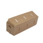 Cardboard boxes without lids for berries, 1000 g, kraft - Image 3