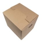 Corrugated cardboard boxes 370x310x340mm with handles, 24BE - Image 3