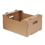 Corrugated cardboard boxes 380x280x185mm, brown, 16C