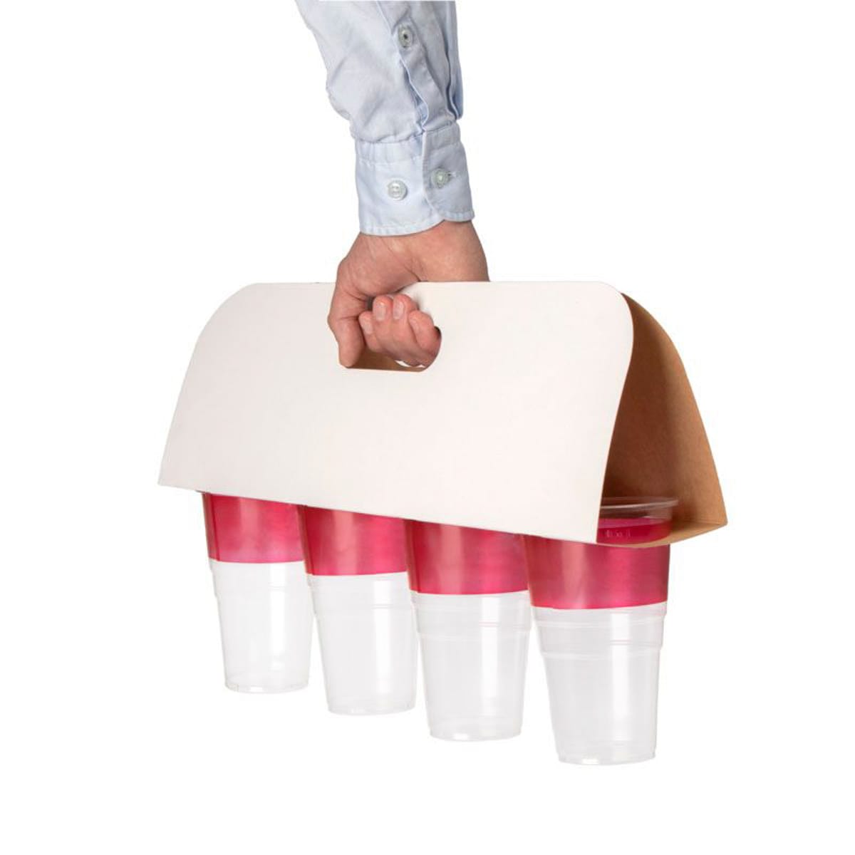 K464186.jpg Holder for four plastic cups, 460x410mm - Image 1