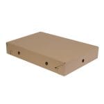 Corrugated cardboard boxes 565x365x92mm with lid, brown - Image 2