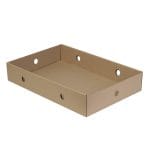 Corrugated cardboard boxes 565x365x92mm with lid, brown - Image 3